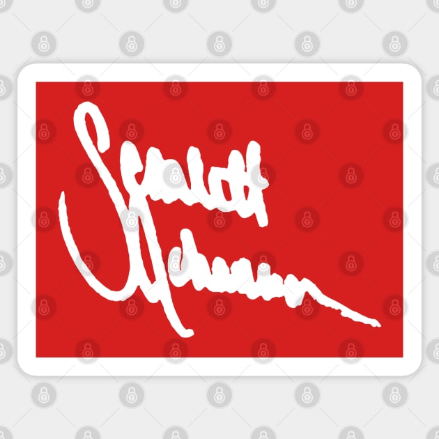 Scarlett Johansson's signature Sticker by AO01